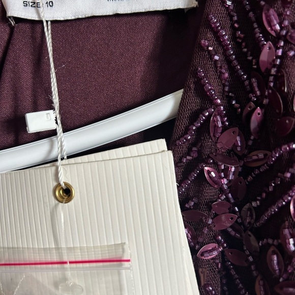 Mac Duggal 35109 NWT Embellished Flutter Sleeve Gown - Picture 6 of 14